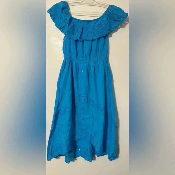 Blue Dress | Off Shoulder | Size M | - Picture 1 of 7